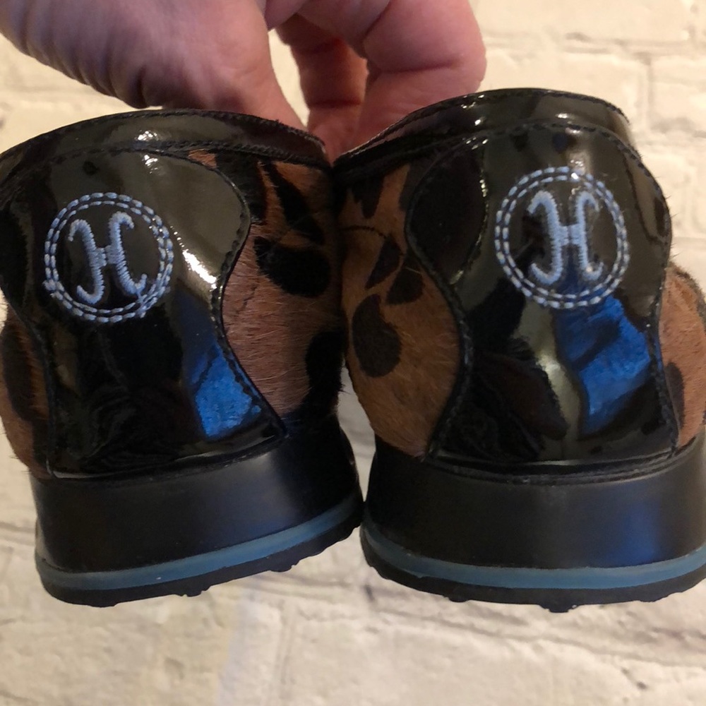 cole haan animal print booties